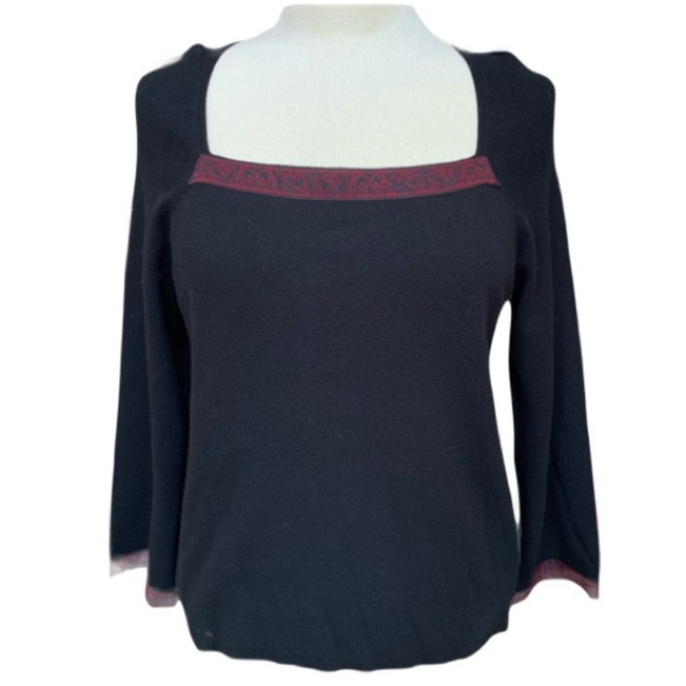 3/4 sleeve Dana Buchman Top